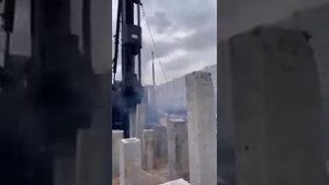 Дизель-молот DD25 в работе