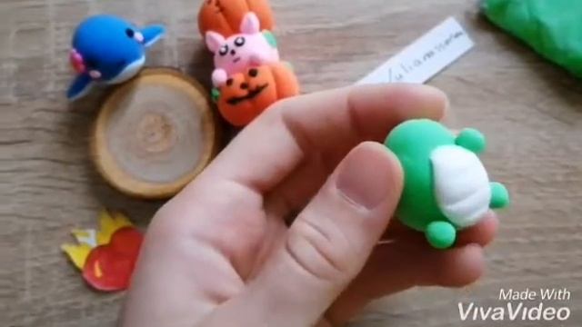 Динозаврик из лёгкого пластилина! смотреть онлайн