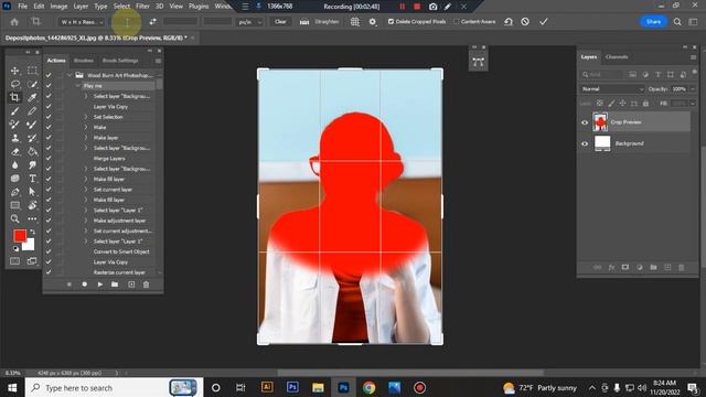 Wood Burn Art Photoshop Action смотреть онлайн