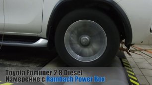 Безопасный тюнинг Toyota Fortuner с Rambach PowerBox. Диностенд. Отзывы.
