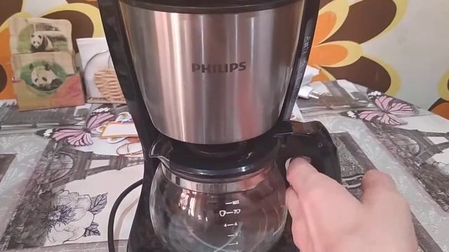 Распаковка — Капельная кофеварка Philips HD7435/20 смотреть онлайн