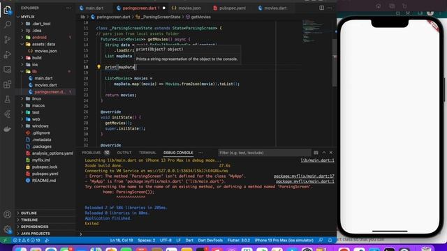 Flutter Convert Local JSON Into Dart Class &  Display in ListView using FutureBuilder
