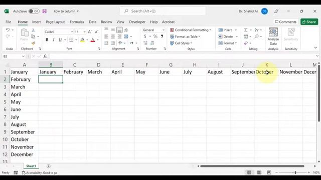 Convert a column to row in Excel смотреть онлайн