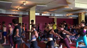 Big Power Yoga class with Music. 
Powerful flow.