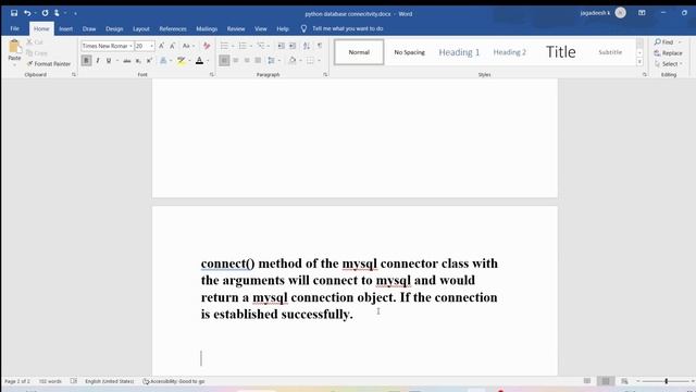 Python Database Connection | How to Connect Python with MySQL Database | Parnika Tutorials