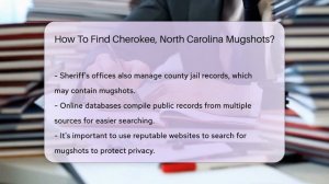 How To Find Cherokee County, North Carolina Mugshots? - CountyOffice.org