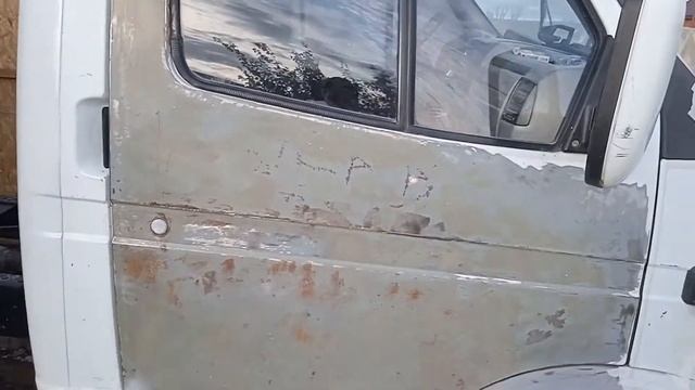 покраска газели баллончиком...