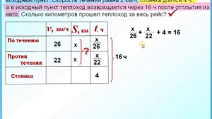 ЕГЭ Задание 11 Задача на движение по реке 6 класс
