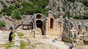 Демре - Мира - Кекова. Церковь святого Николая, Ликийские гробницы,  на яхте к острову Кекова.