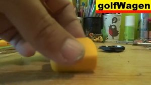 VW Golf 5 how to replace the key cover, restoration remote control key. chip extract 100% detailed