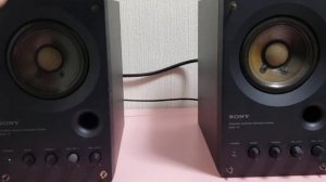 SONY POWERED MONITOR SPEAKER SYSTEM SMS-1P