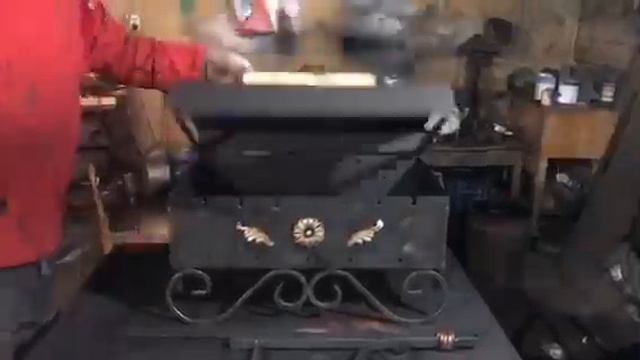 Разборной мангал своими руками.Холодная ковка. смотреть онлайн