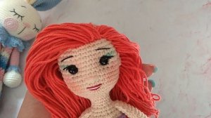 Готовые работы. Вязаные игрушки амигуруми. Crochet toys/Amigurumi/Elza/Mermaid/Bunny