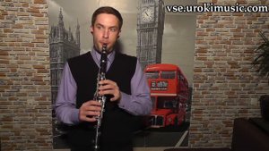 Как играть на Кларнете John Legend All of Me Кавер самоучитель уроки обучение ноты школа курсы