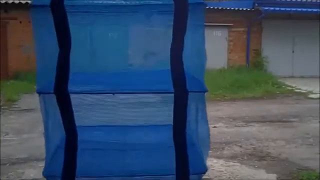 Складная сетка сушилка для овощей зелени рыбы подвесная 40:40:60 см смотреть онлайн