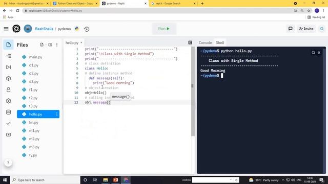 Learn Python Class and Object | Class in Python | Python Tutorial | Python for Beginners