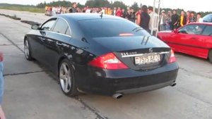 Mercedes CLS 5.5 amg vs Bmw м3 e36 3.0i race