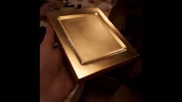 Мастер класс по золочению