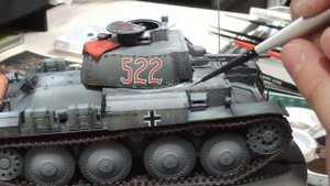 Panzerkampfwagen 38 (t), TAMIYA 1/35. Покраска и везеринг.