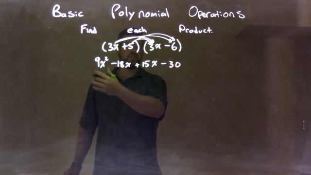 Find the Product (3x+5)(3x-6) смотреть онлайн