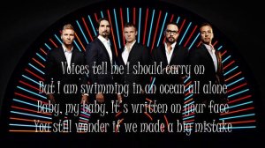 Incomplete - Backstreet Boys (Lyrics)