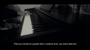 you broke me first Tate McRae piano cover + (lyrics)