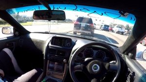 WHAT IS IT LIKE TO DRIVE A 500hp NISSAN SKYLINE R34 GTR IN THE U.S.A.! //POV drive