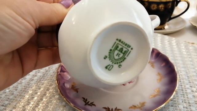 #ФАРФОР ЗАВОДОВ СССР #ЧАЙНЫЕ ПАРЫ наших мам и бабушек#часть1