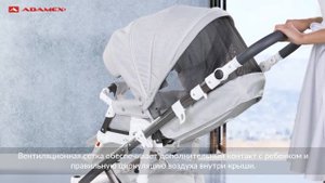 Универсальная коляска Adamex Monte Carbon (2 в 1, 3 в 1)