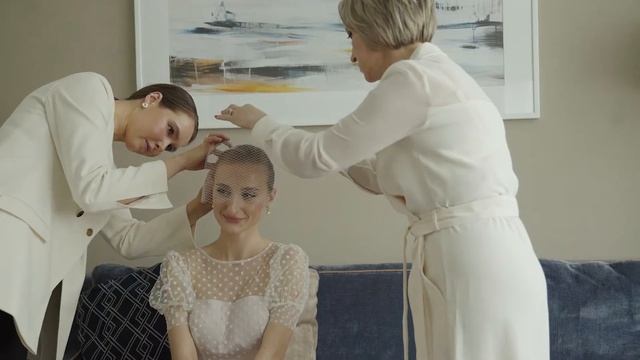 Свадьба Даши и Вадима. Образ невесты в стиле 50-х // POLOTNO смотреть онлайн