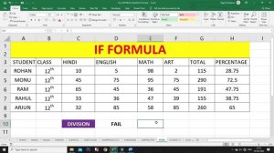 Excel Formula | Learn excel online | Excel 20 Formula | ms excel | online spreadsheet | #Excel