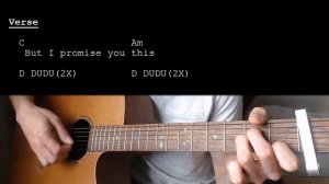 Coldplay - Sparks EASY Guitar Tutorial With Chords / Lyrics