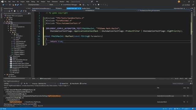 13. Тестирование в Unreal Engine. Первый unit тест. Unreal Automation Frontend. Автоматизация UE.