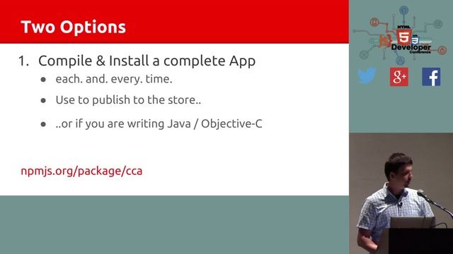 HTML5DevConf: Michal Mocny, Google: Chrome Apps for Mobile, using Apache Cordova
