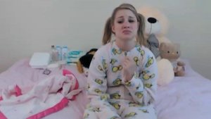 Locked in Footed pajamas and diaper, big mess