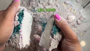 Glitter Pasted Fresh Gym Chalk Blocks Crush ASMR