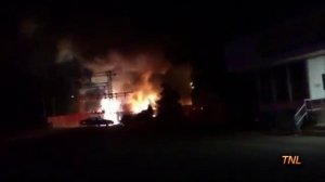 Электрическая дуга и замыкание дерева на ЛЭП