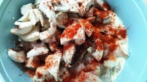 Запеканка из картофеля с курицей и грибами