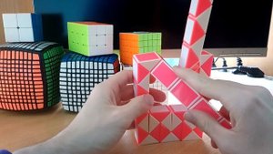 Огромная змейка Рубика (72 элемента)! Как собрать танк (tank) из змейки Рубика)