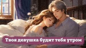 Твоя девушка будит тебя утром | ASMR RP