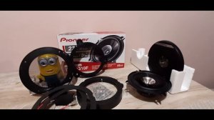 Динамики PIONEER TS 1310F. Распаковка и установка.