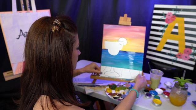 Cinco de Mayo Margarita at Sunset Painting with Artsy Rose смотреть онлайн