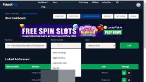 Как добавить адрес кошелька на Faucet Pay
