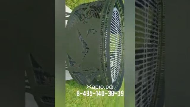 Обзор костровой чаши Япония с зольником смотреть онлайн