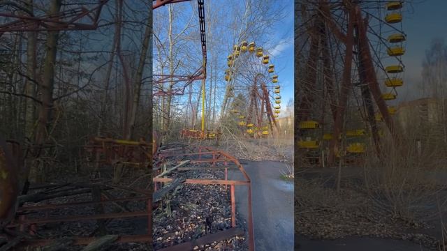 Парк аттракционов в Припяти #chernobyl #pripyat #припять #чернобыль #колесообозрения  #ferriswheel