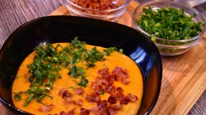 Быстрый рецепт вкусного Супа. Суп-Пюре из Чечевицы.