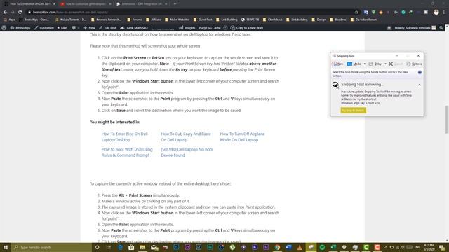 How To Screenshot On Dell Laptop - Windows 10, 8 & 7 смотреть онлайн