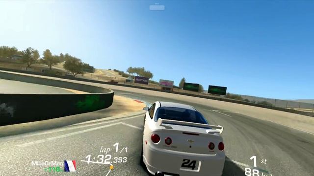 Nissan Skyline GT-R (R34) vs Chevrolet Cobalt SS -Mazda Raceway Laguna Seca | RealRacing 3 | Androi смотреть онлайн