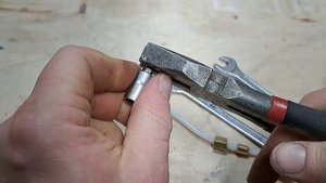 ремонт штуцера шланга высокого давления Jofemar g23