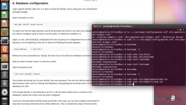 Installing Aegir Drupal hosting platform on Ubuntu
